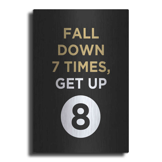 Luxe Metal Art 'Fall Down' by GraphINC, Metal Wall Art