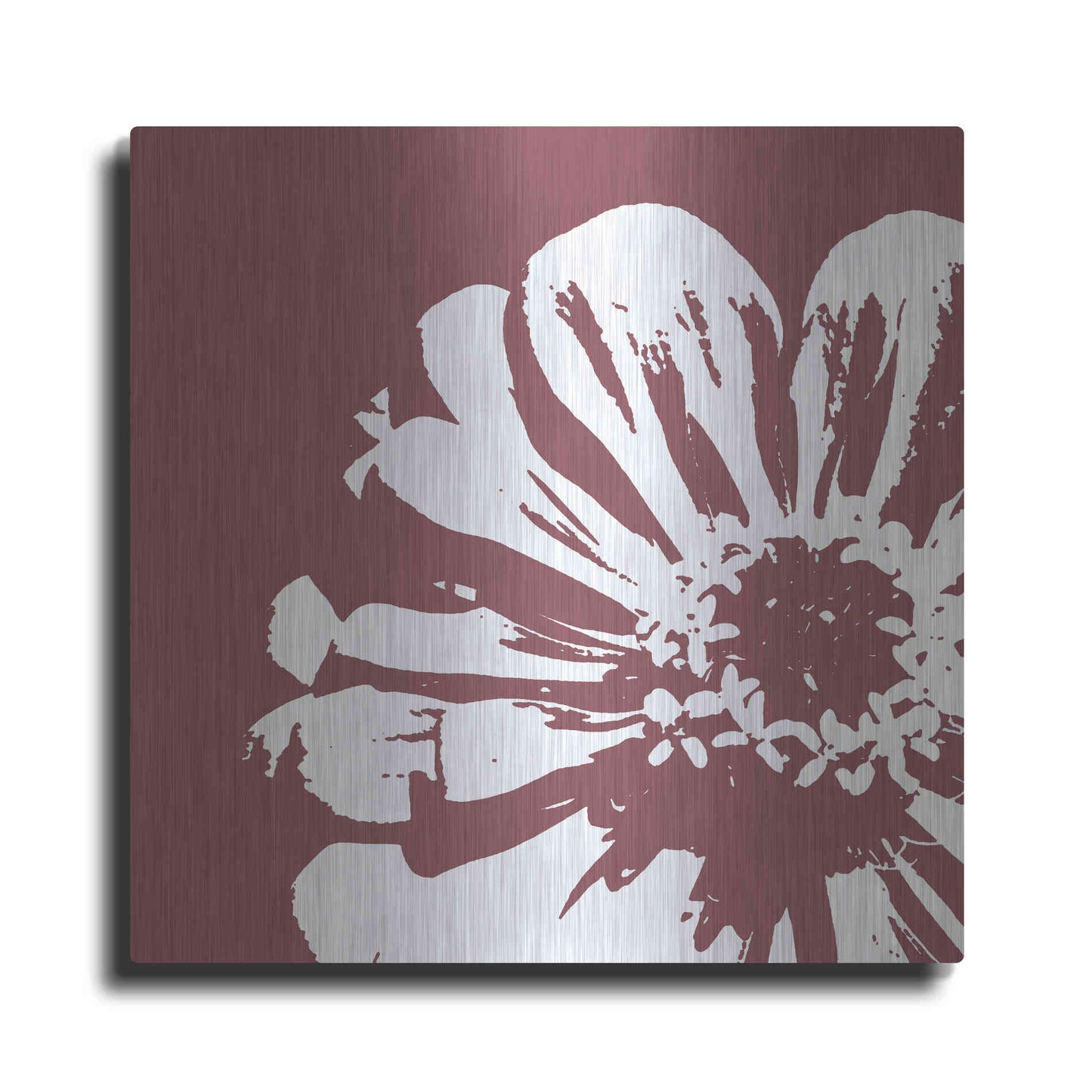 Luxe Metal Art 'Flower II' by GraphINC, Metal Wall Art