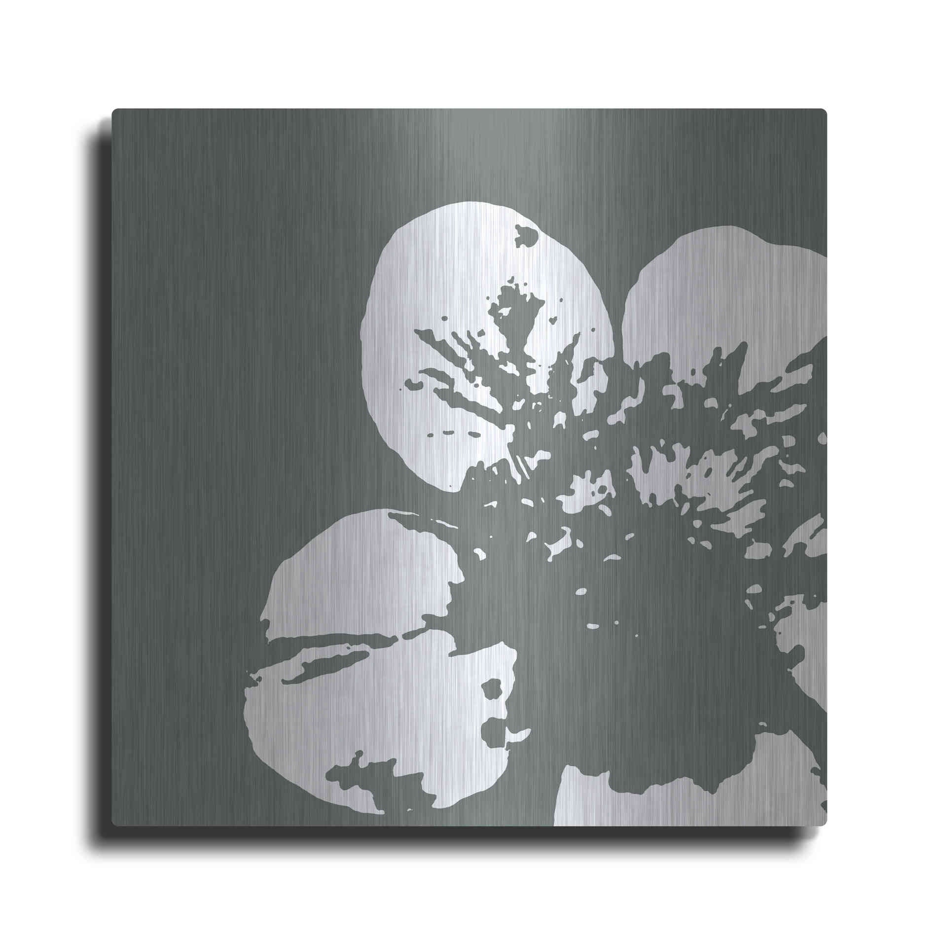 Luxe Metal Art 'Flower III' by GraphINC, Metal Wall Art