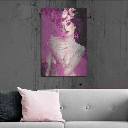 Luxe Metal Art 'I’m Pink' by GraphINC, Metal Wall Art,24x36