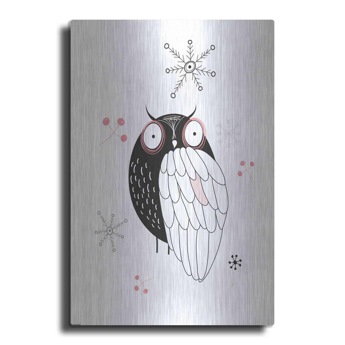 Luxe Metal Art 'Owl II' by GraphINC, Metal Wall Art