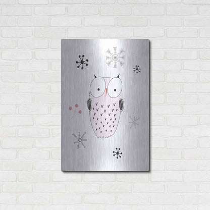 Luxe Metal Art 'Owl III' by GraphINC, Metal Wall Art,24x36