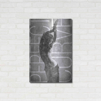 Luxe Metal Art 'Perfect Curve' by GraphINC, Metal Wall Art,24x36