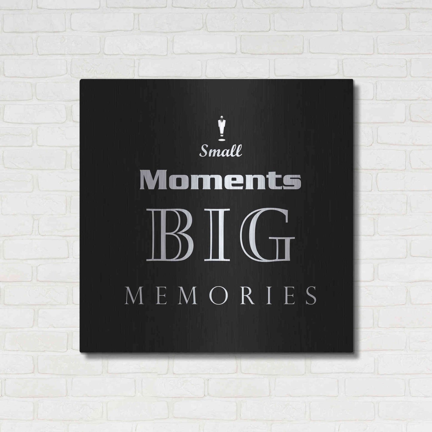 Luxe Metal Art 'Small Moments' by GraphINC, Metal Wall Art,36x36