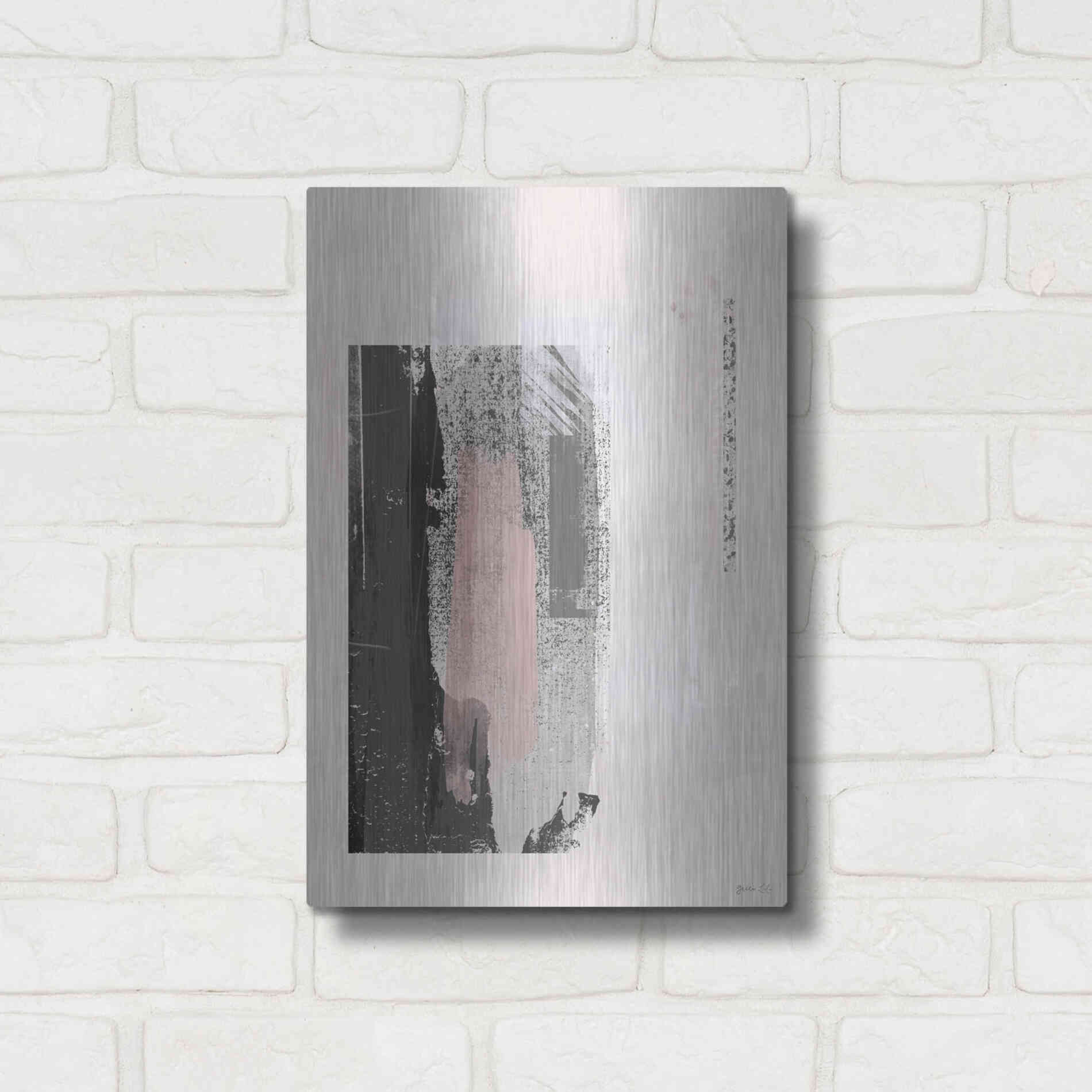 Luxe Metal Art 'Way Out' by Green Lili, Metal Wall Art,12x16