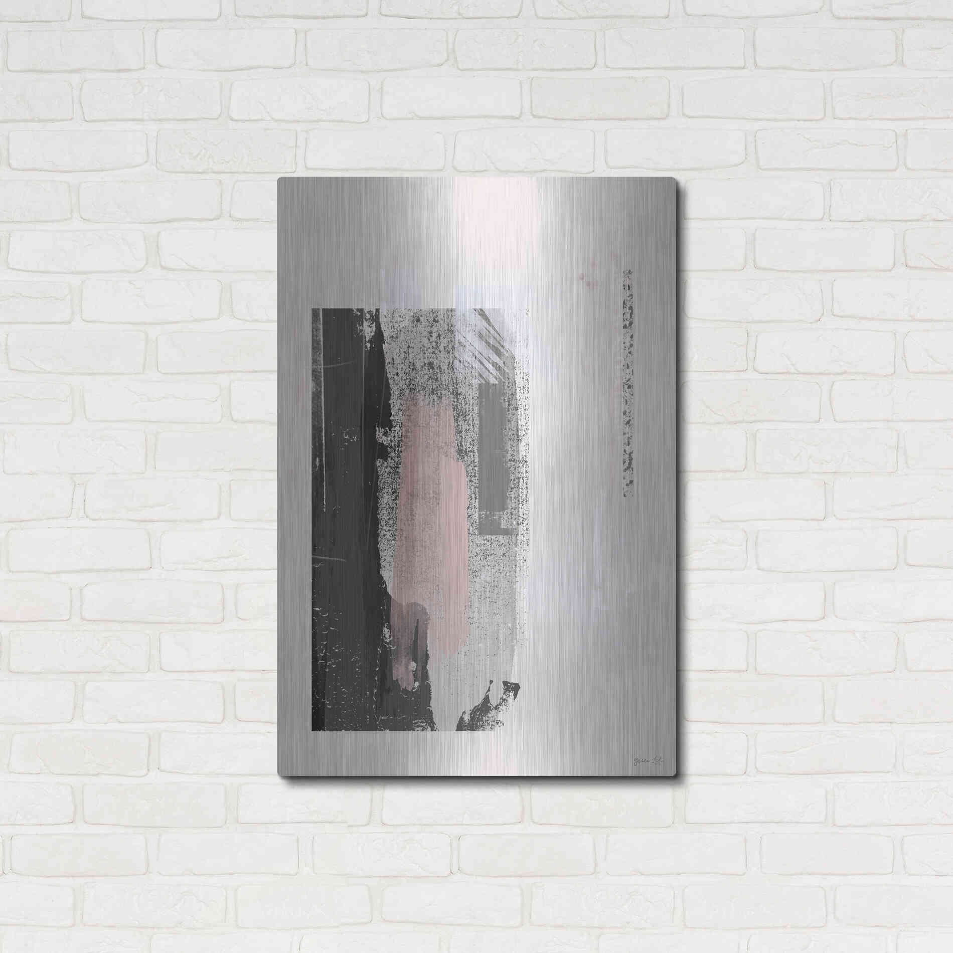 Luxe Metal Art 'Way Out' by Green Lili, Metal Wall Art,24x36