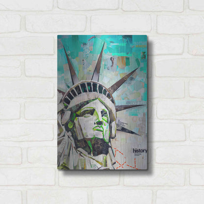 Luxe Metal Art 'Freedom' by Grey, Metal Wall Art,12x16