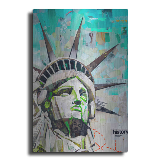 Luxe Metal Art 'Freedom' by Grey, Metal Wall Art