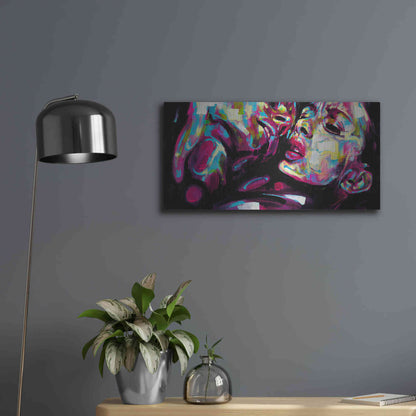 Luxe Metal Art 'Passion' by Grey, Metal Wall Art,24x12