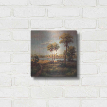 Luxe Metal Art 'In the Tropics I' by Haibin, Metal Wall Art,12x12