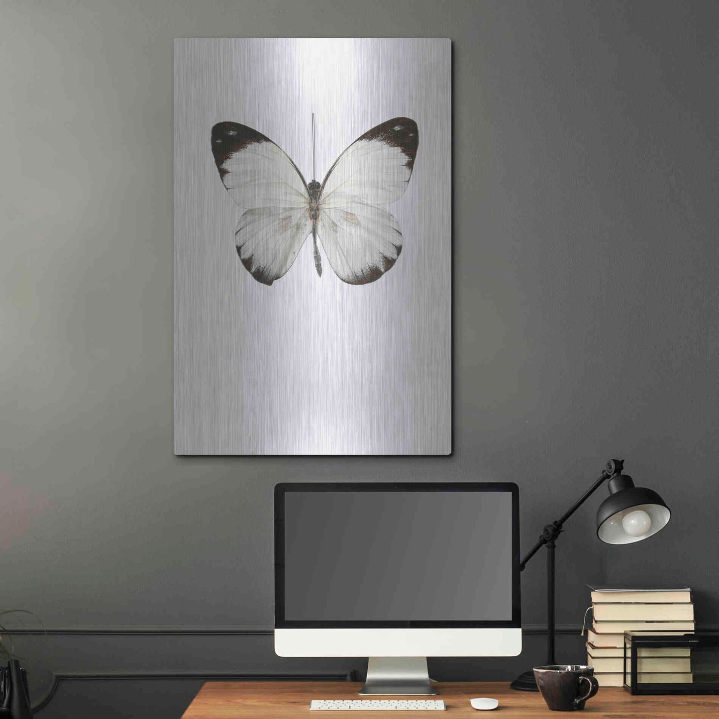 Luxe Metal Art 'Agrias Amydon 3' by Incado, Metal Wall Art,24x36