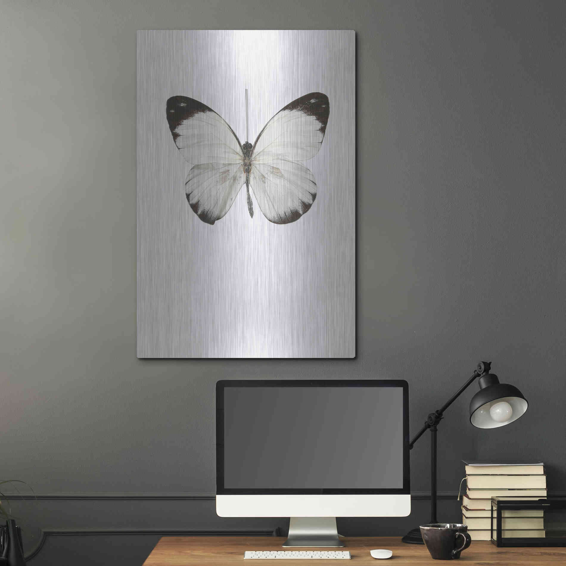 Luxe Metal Art 'Agrias Amydon 3' by Incado, Metal Wall Art,24x36
