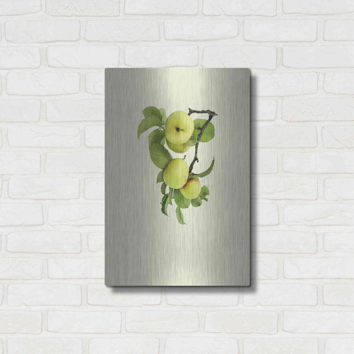 Luxe Metal Art 'Apple tree I' by Incado, Metal Wall Art,16x24