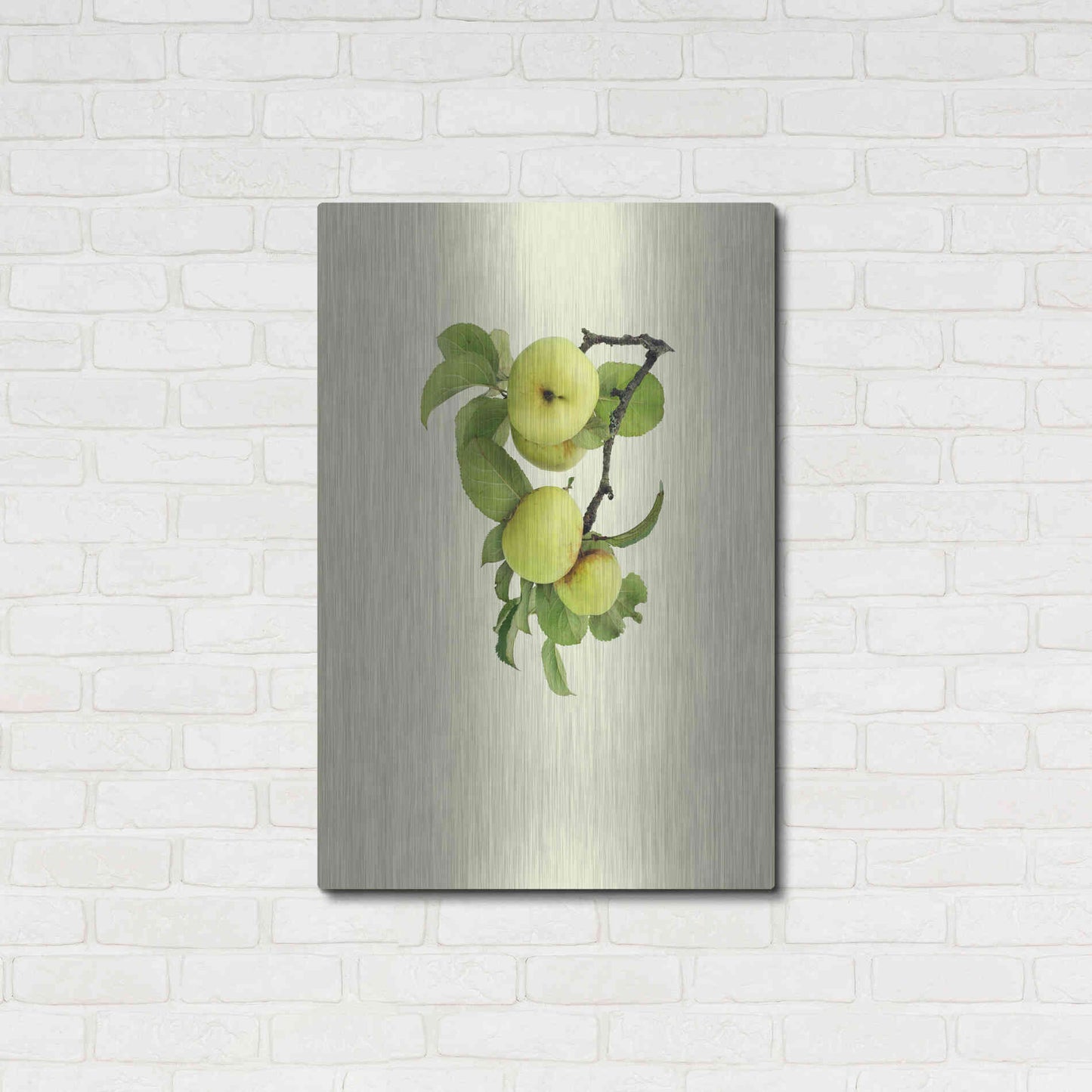 Luxe Metal Art 'Apple tree I' by Incado, Metal Wall Art,24x36