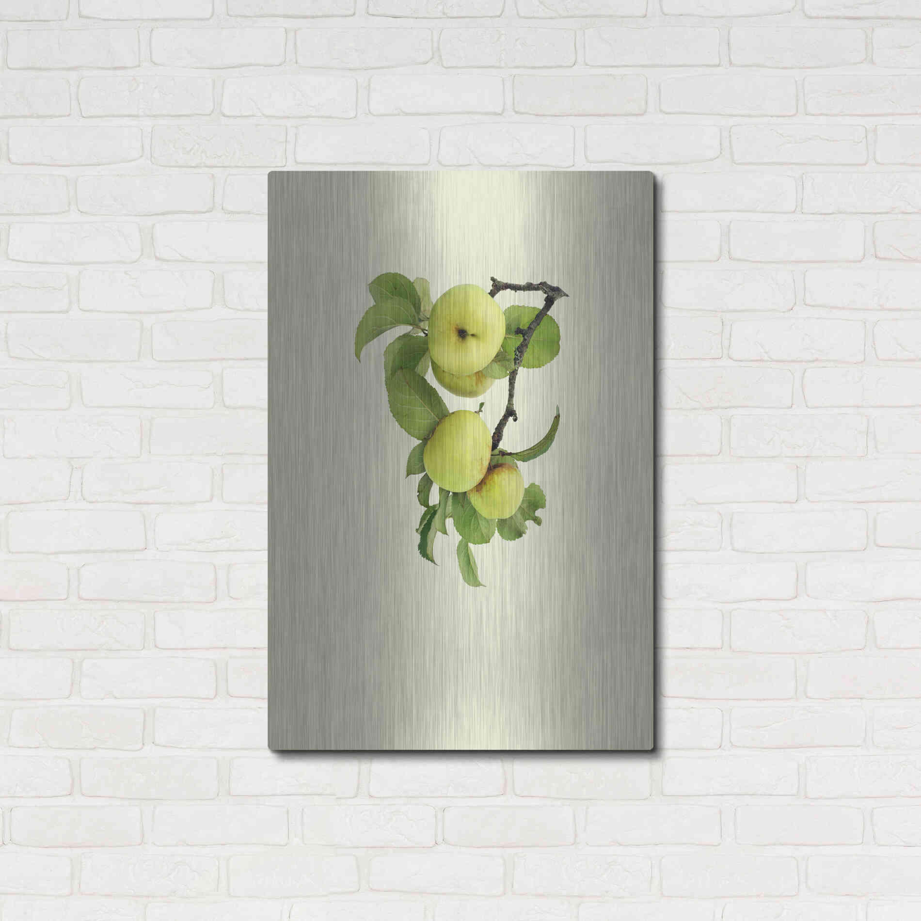 Luxe Metal Art 'Apple tree I' by Incado, Metal Wall Art,24x36