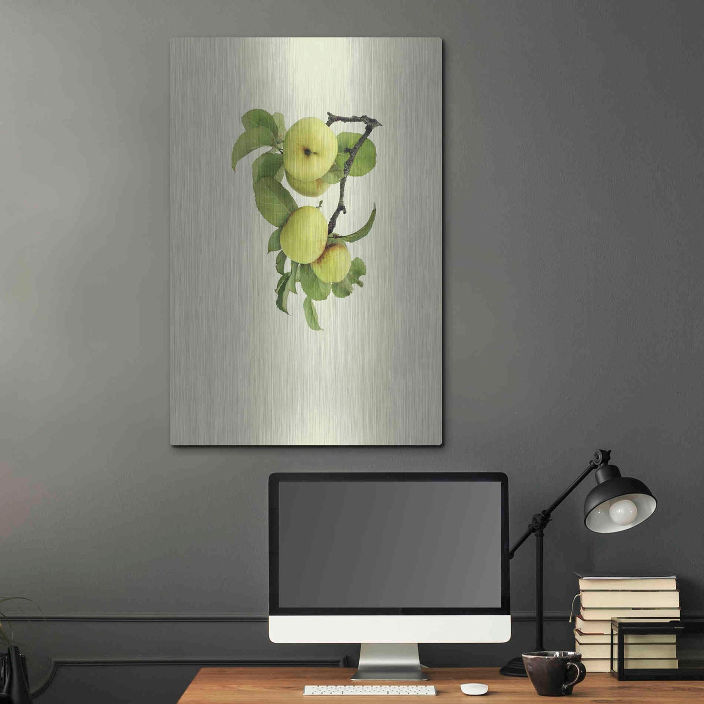 Luxe Metal Art 'Apple tree I' by Incado, Metal Wall Art,24x36