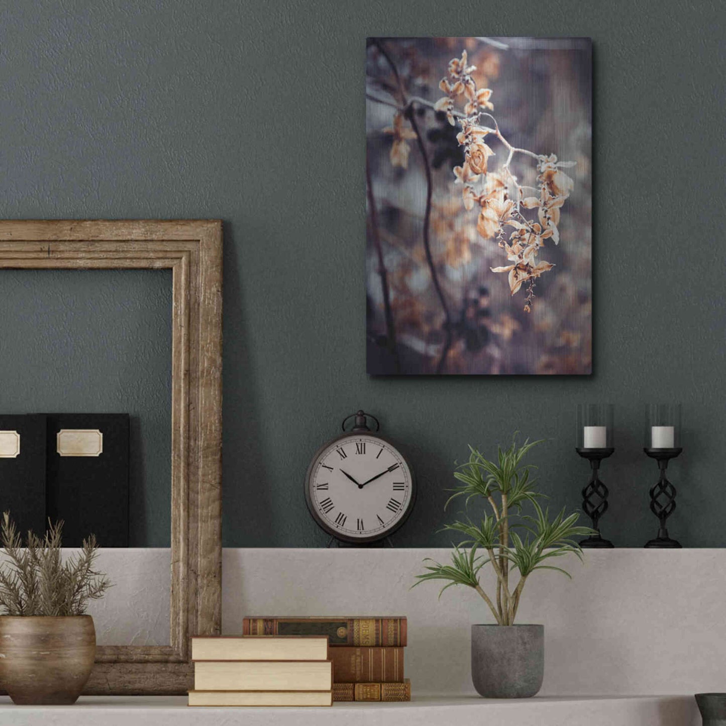 Luxe Metal Art 'Autumn II' by Incado, Metal Wall Art,12x16