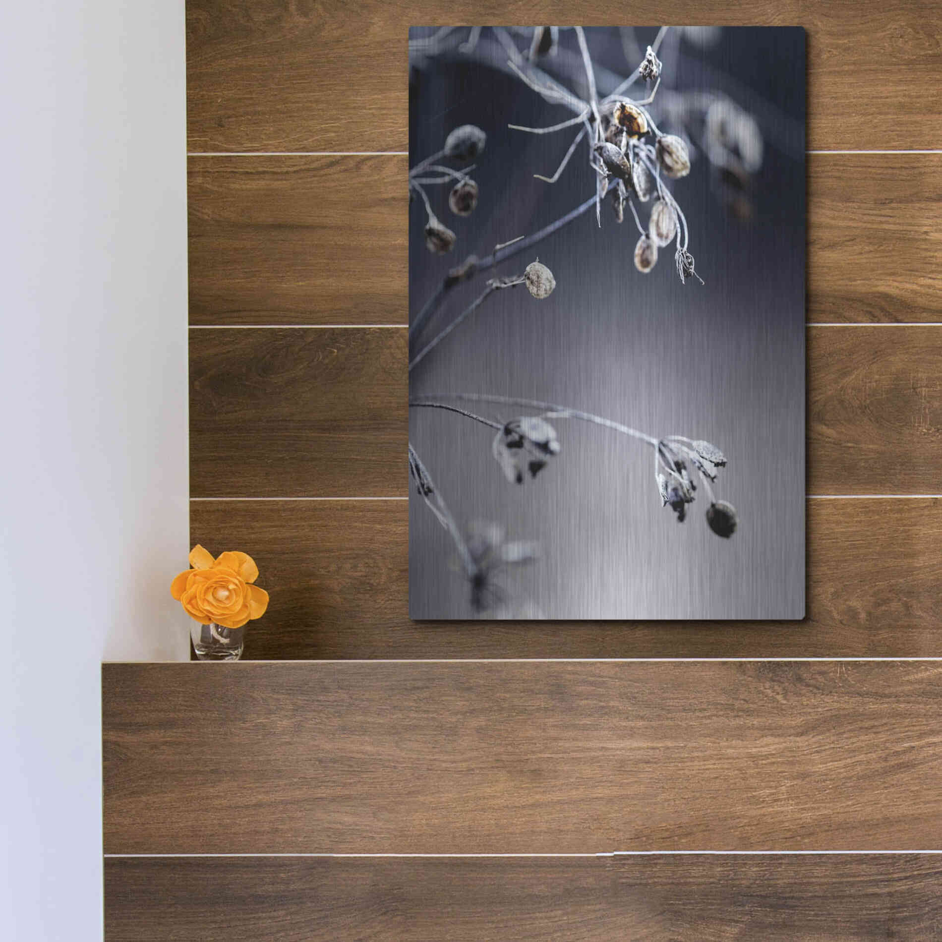 Luxe Metal Art 'Autumn III' by Incado, Metal Wall Art,12x16