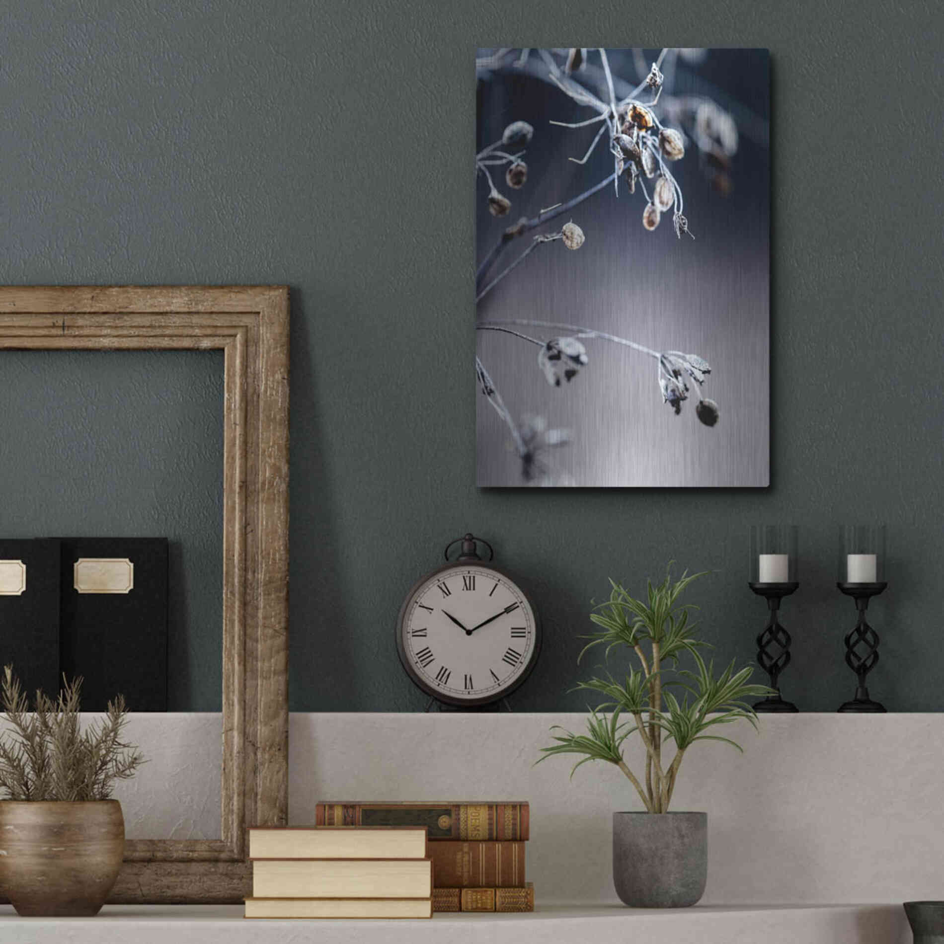 Luxe Metal Art 'Autumn III' by Incado, Metal Wall Art,12x16