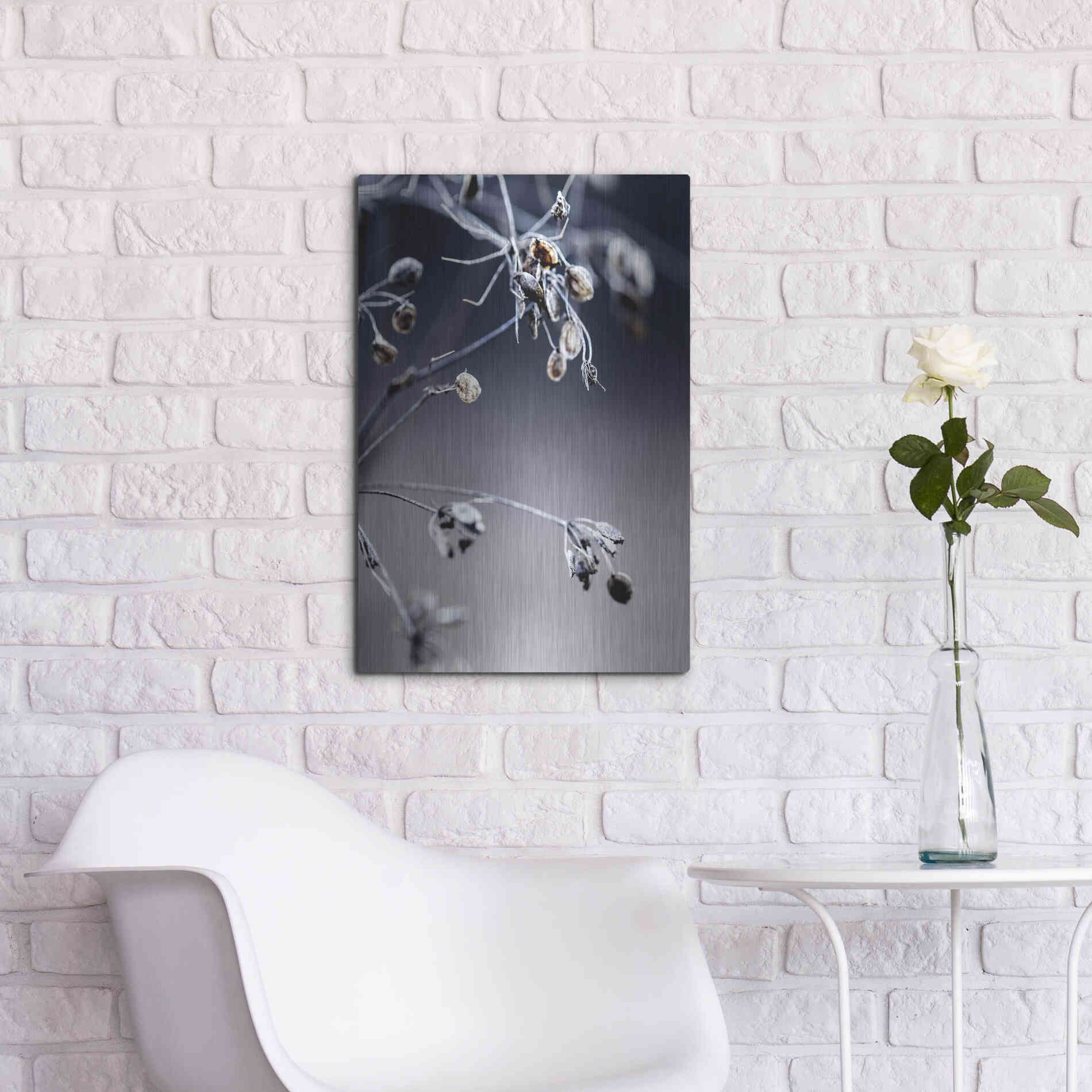 Luxe Metal Art 'Autumn III' by Incado, Metal Wall Art,16x24