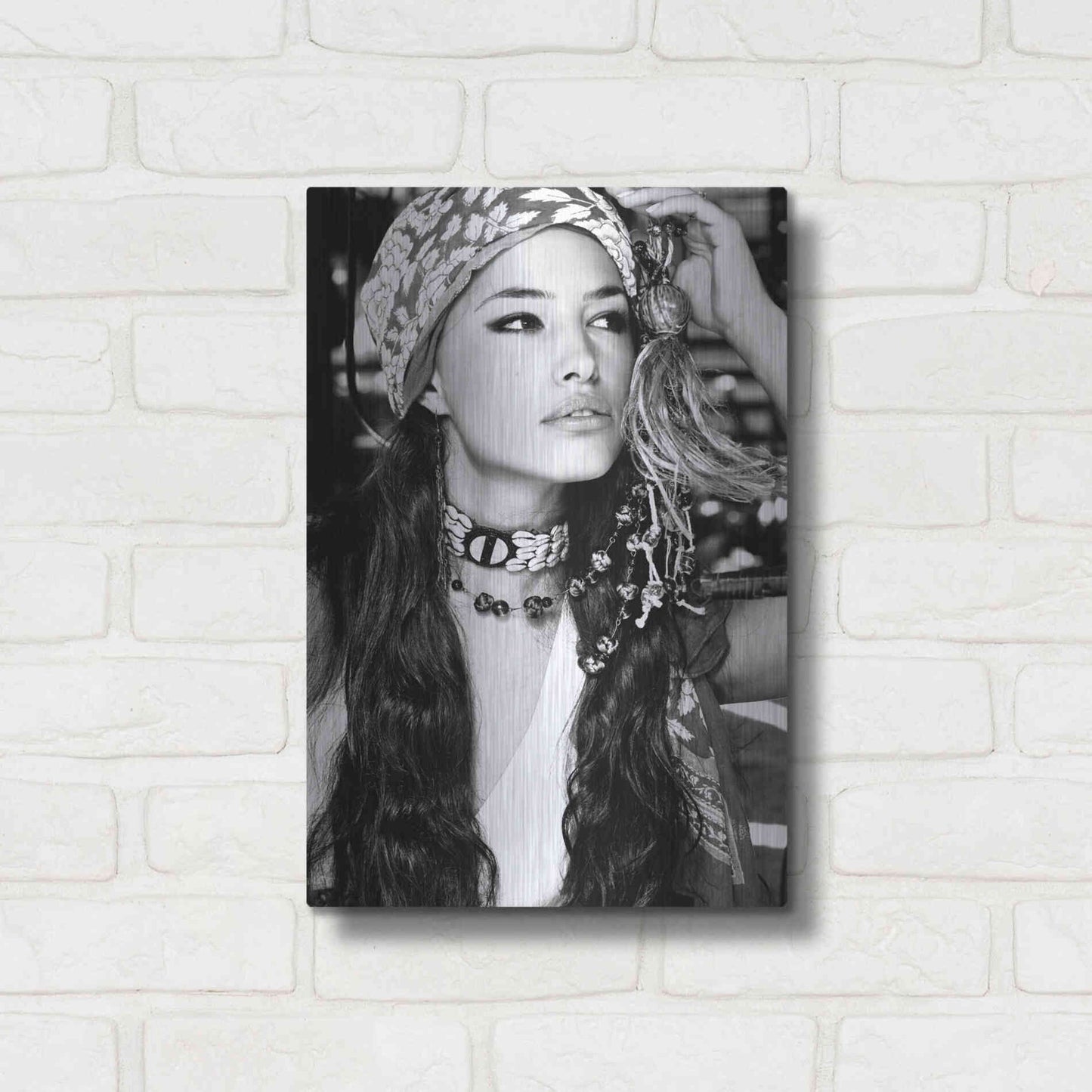 Luxe Metal Art 'Bohemian Beauty' by Incado, Metal Wall Art,12x16