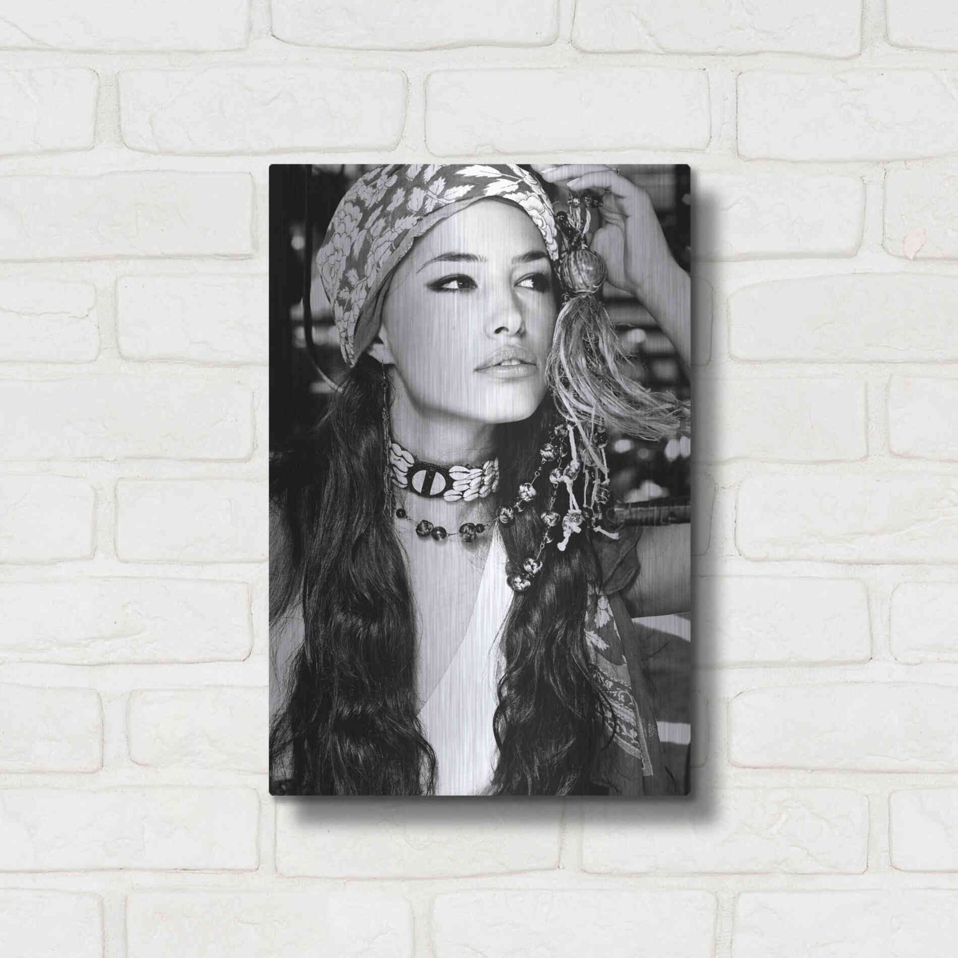 Luxe Metal Art 'Bohemian Beauty' by Incado, Metal Wall Art,12x16