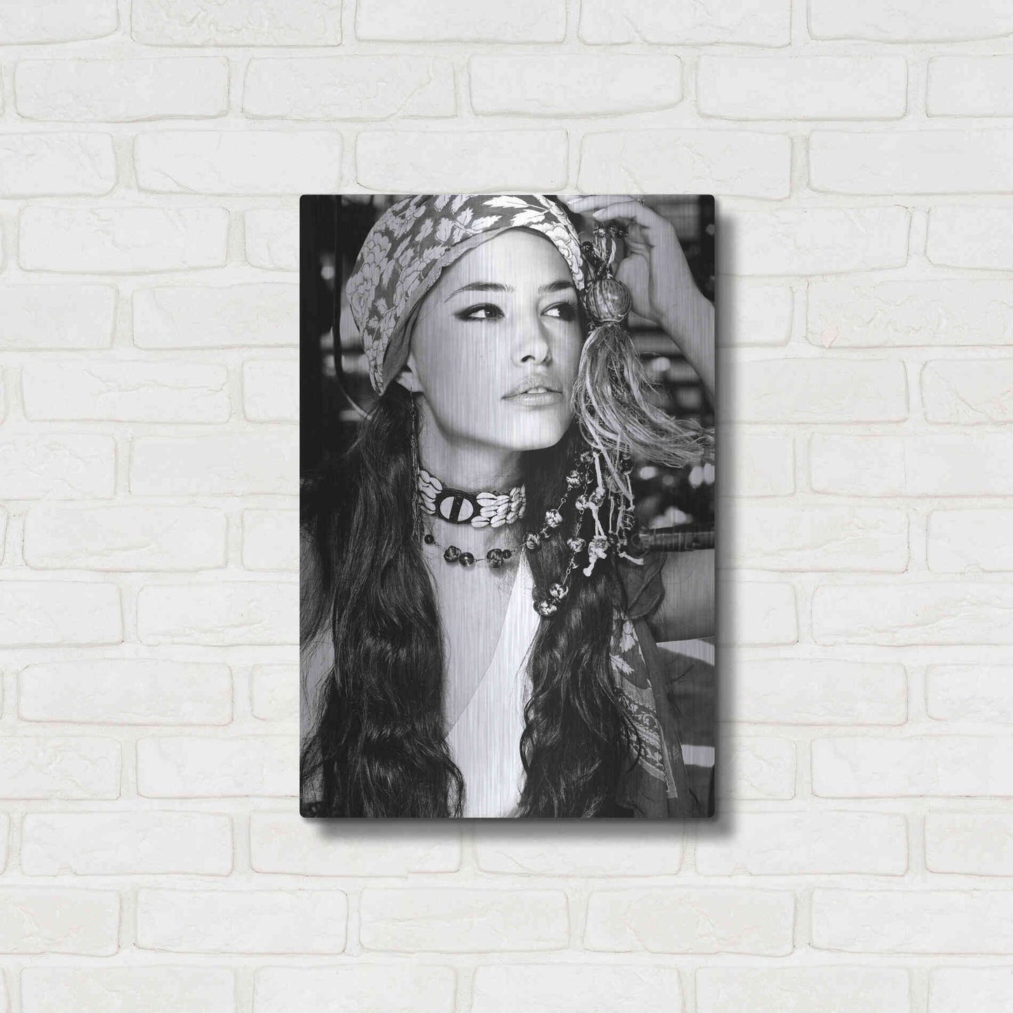 Luxe Metal Art 'Bohemian Beauty' by Incado, Metal Wall Art,16x24