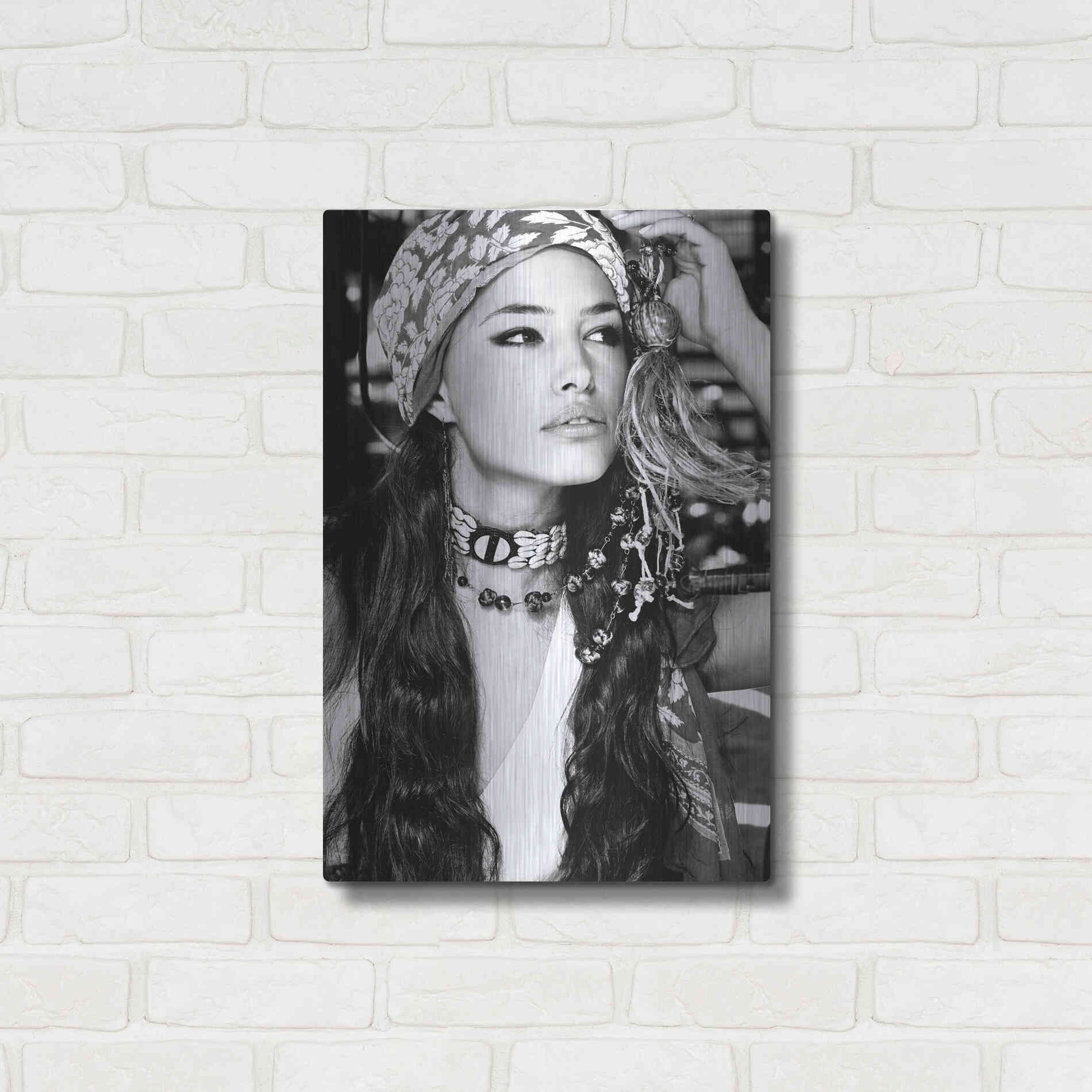 Luxe Metal Art 'Bohemian Beauty' by Incado, Metal Wall Art,16x24