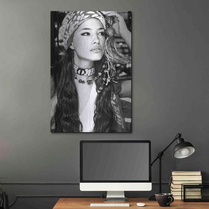Luxe Metal Art 'Bohemian Beauty' by Incado, Metal Wall Art,24x36
