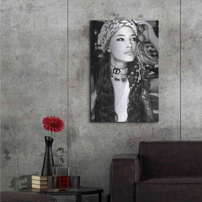 Luxe Metal Art 'Bohemian Beauty' by Incado, Metal Wall Art,24x36