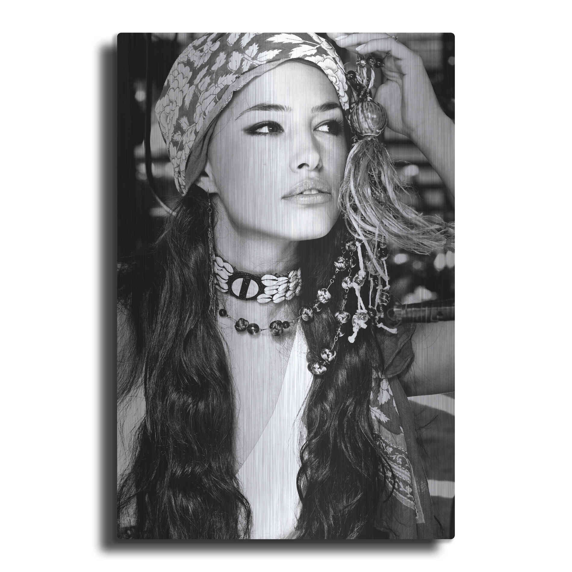 Luxe Metal Art 'Bohemian Beauty' by Incado, Metal Wall Art