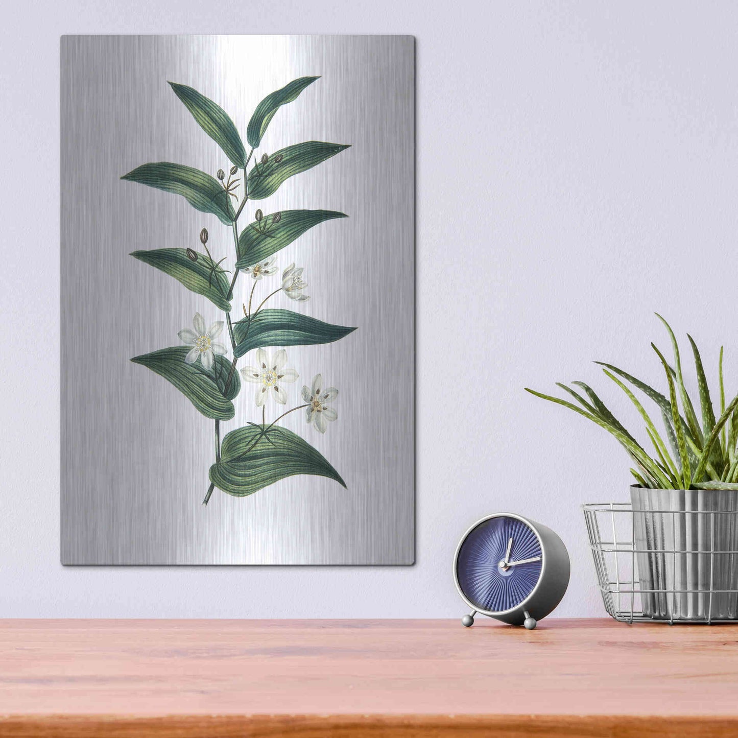 Luxe Metal Art 'Botanica I' by Incado, Metal Wall Art,12x16