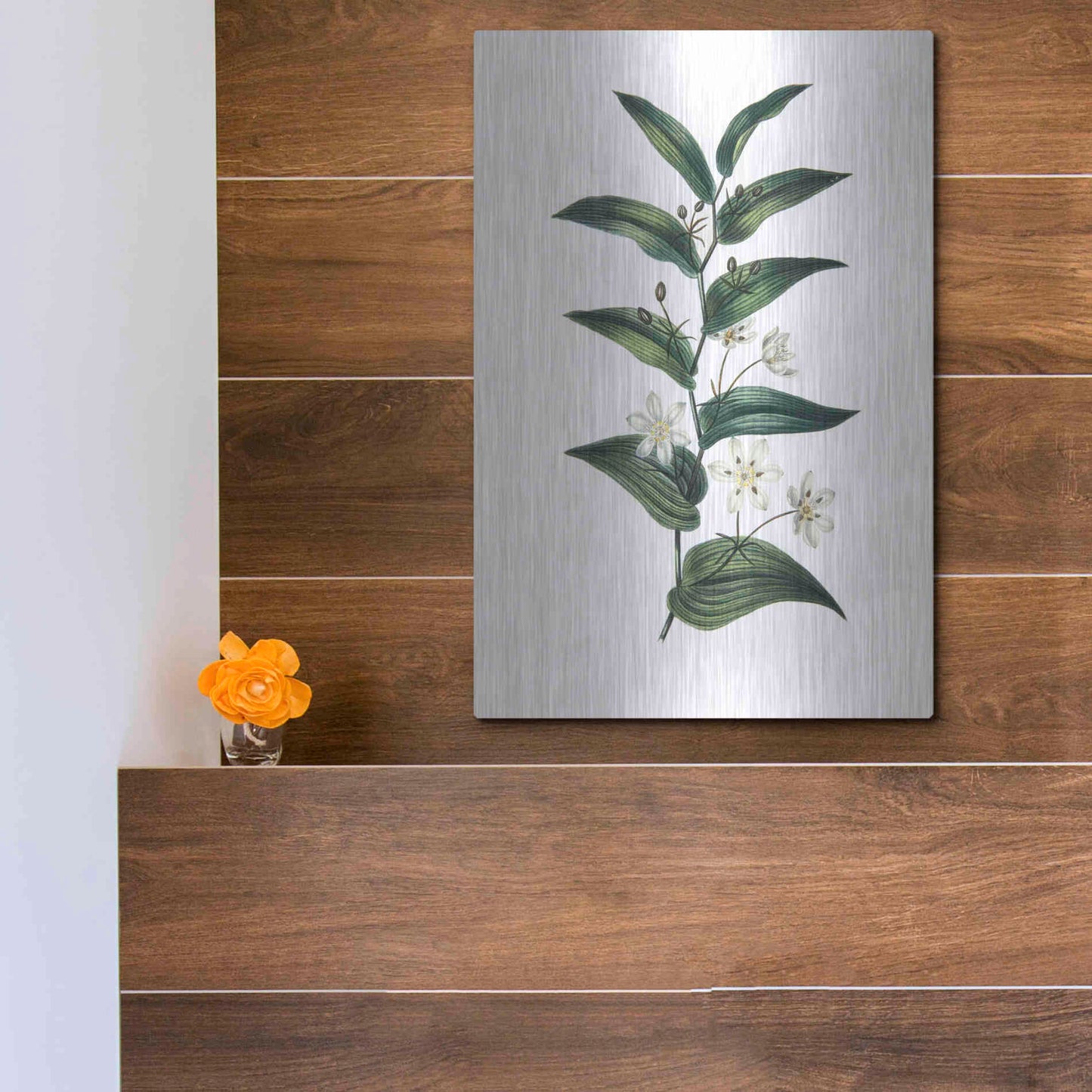 Luxe Metal Art 'Botanica I' by Incado, Metal Wall Art,12x16