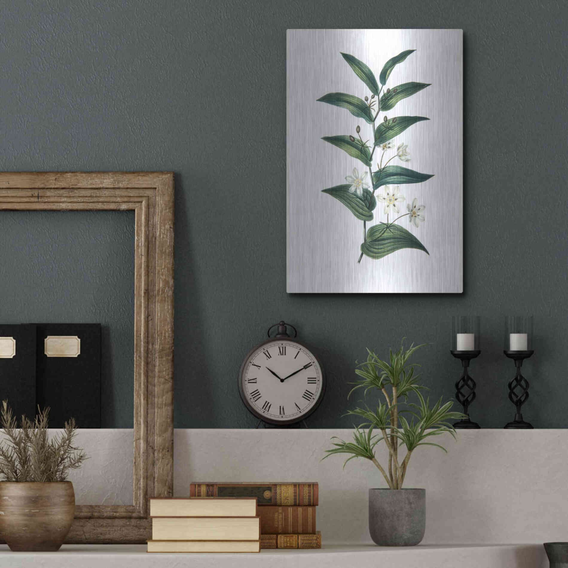 Luxe Metal Art 'Botanica I' by Incado, Metal Wall Art,12x16