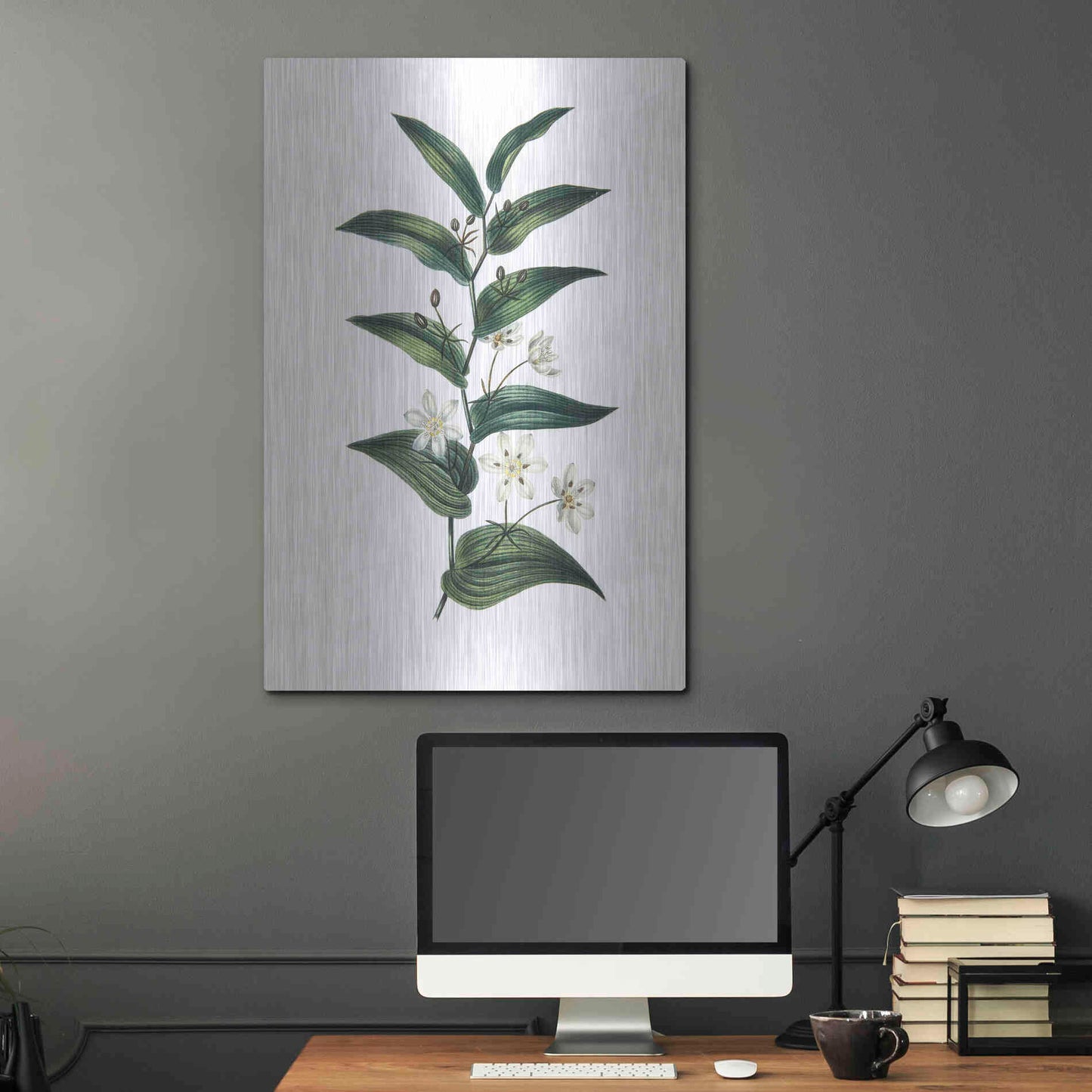 Luxe Metal Art 'Botanica I' by Incado, Metal Wall Art,24x36