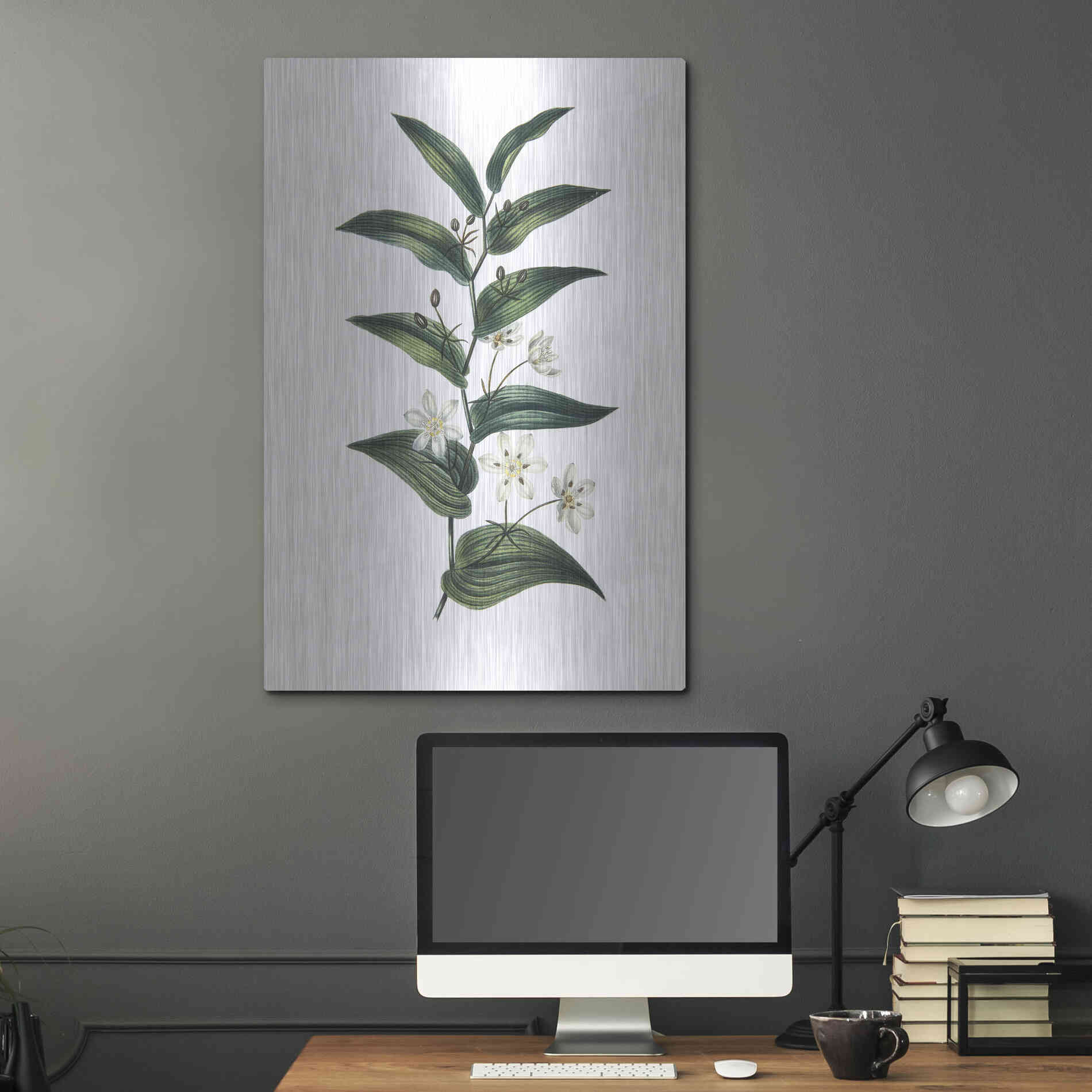 Luxe Metal Art 'Botanica I' by Incado, Metal Wall Art,24x36