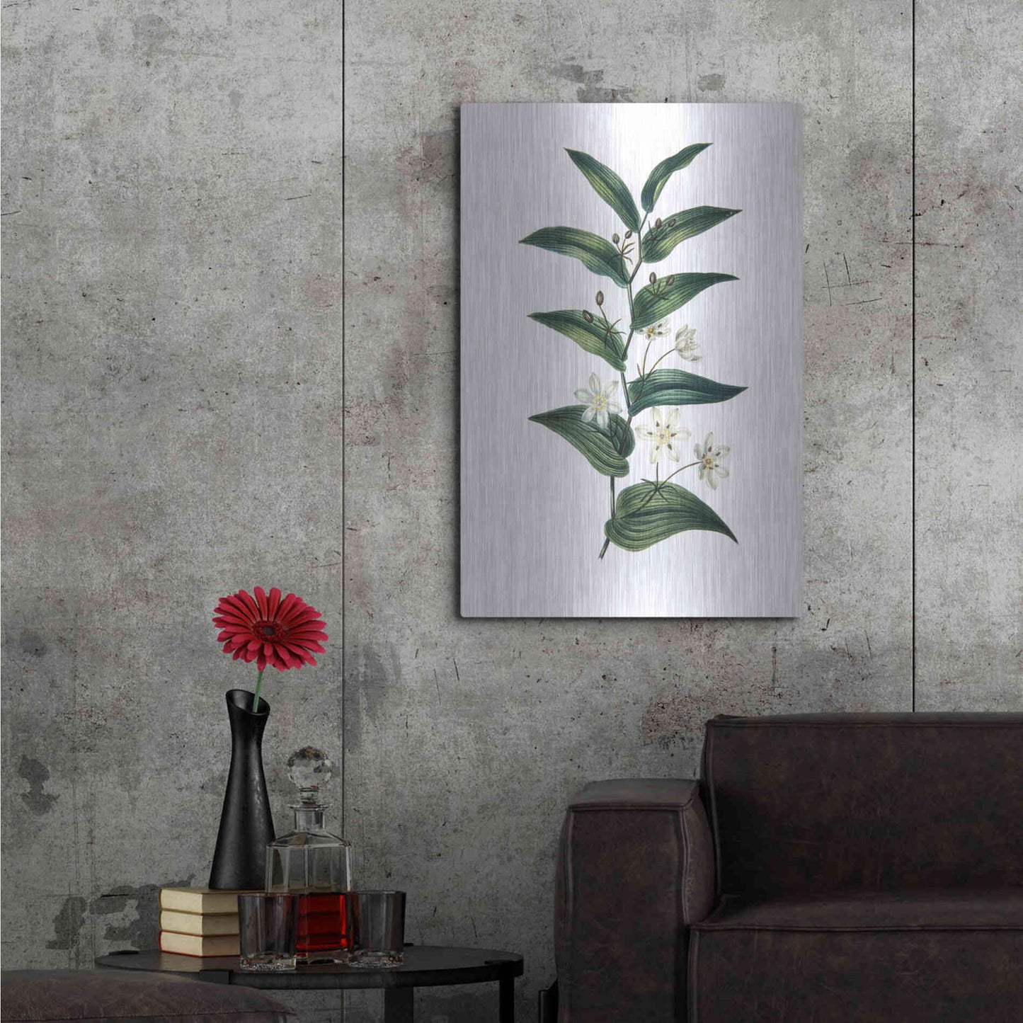 Luxe Metal Art 'Botanica I' by Incado, Metal Wall Art,24x36