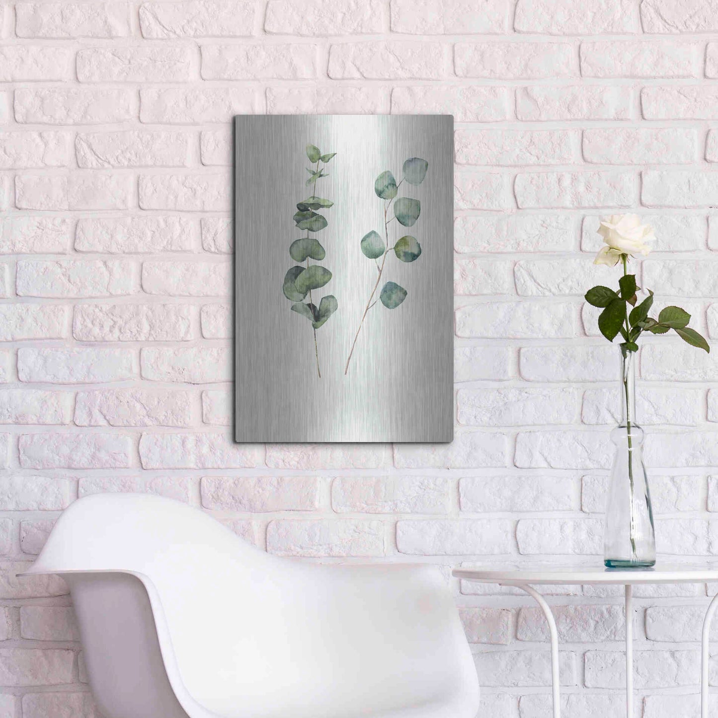 Luxe Metal Art 'Botanical I' by Incado, Metal Wall Art,16x24