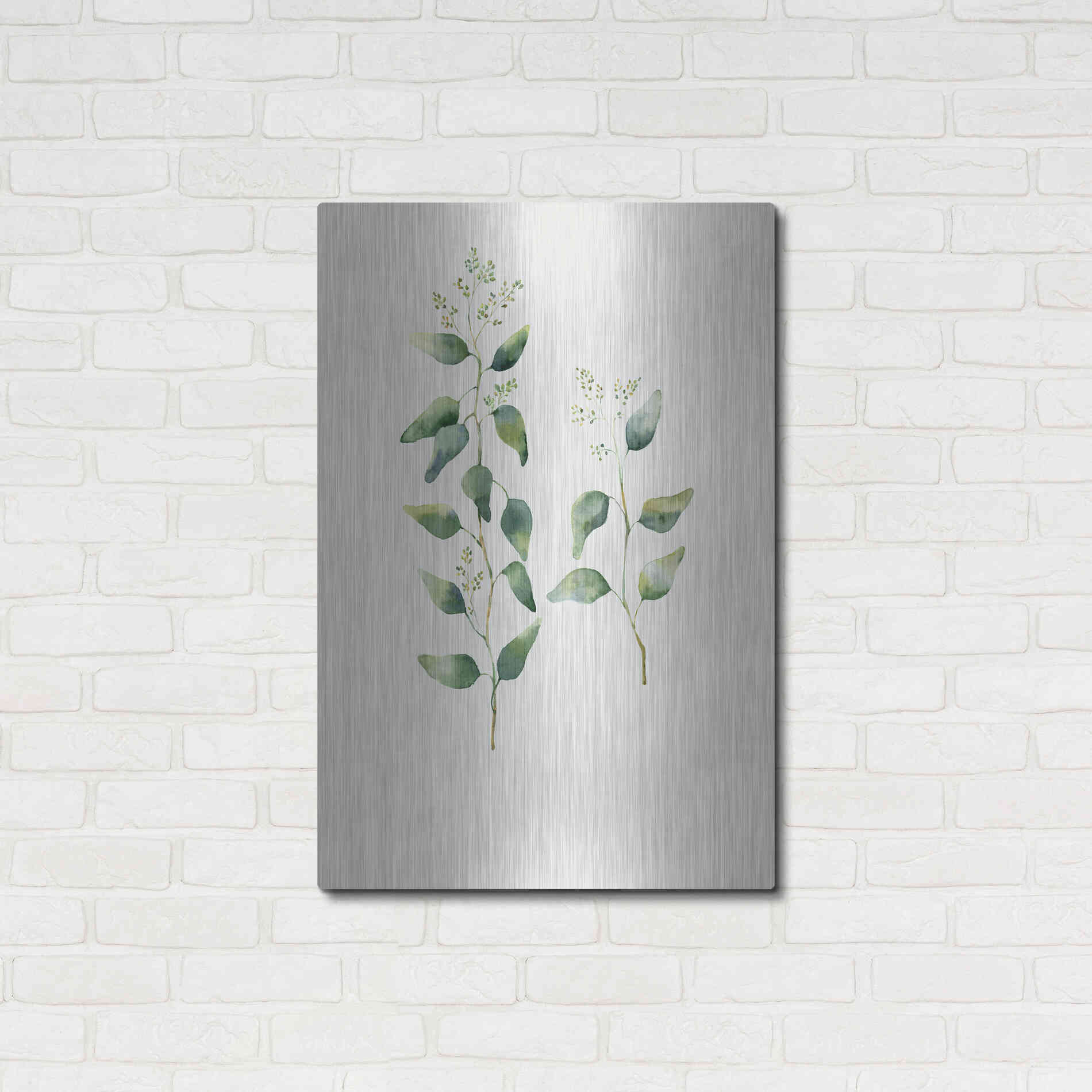 Luxe Metal Art 'Botanical II' by Incado, Metal Wall Art,24x36