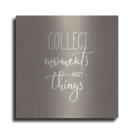 Luxe Metal Art 'Collect Moments' by Incado, Metal Wall Art