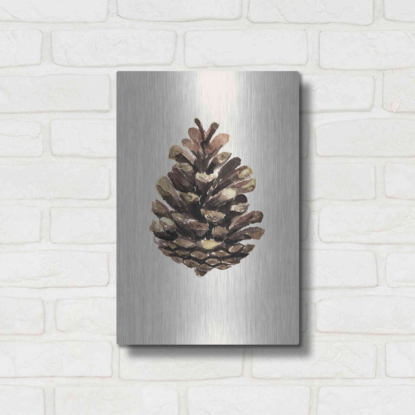 Luxe Metal Art 'Cone' by Incado, Metal Wall Art,12x16