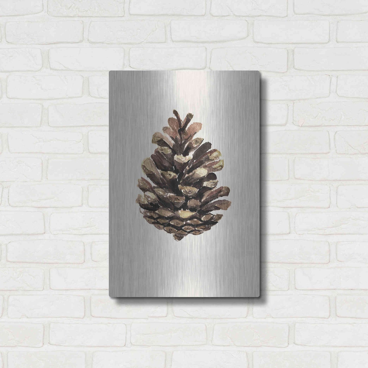 Luxe Metal Art 'Cone' by Incado, Metal Wall Art,16x24