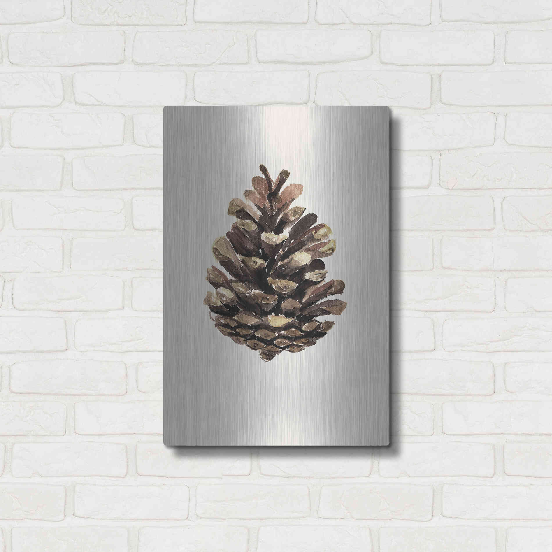 Luxe Metal Art 'Cone' by Incado, Metal Wall Art,16x24