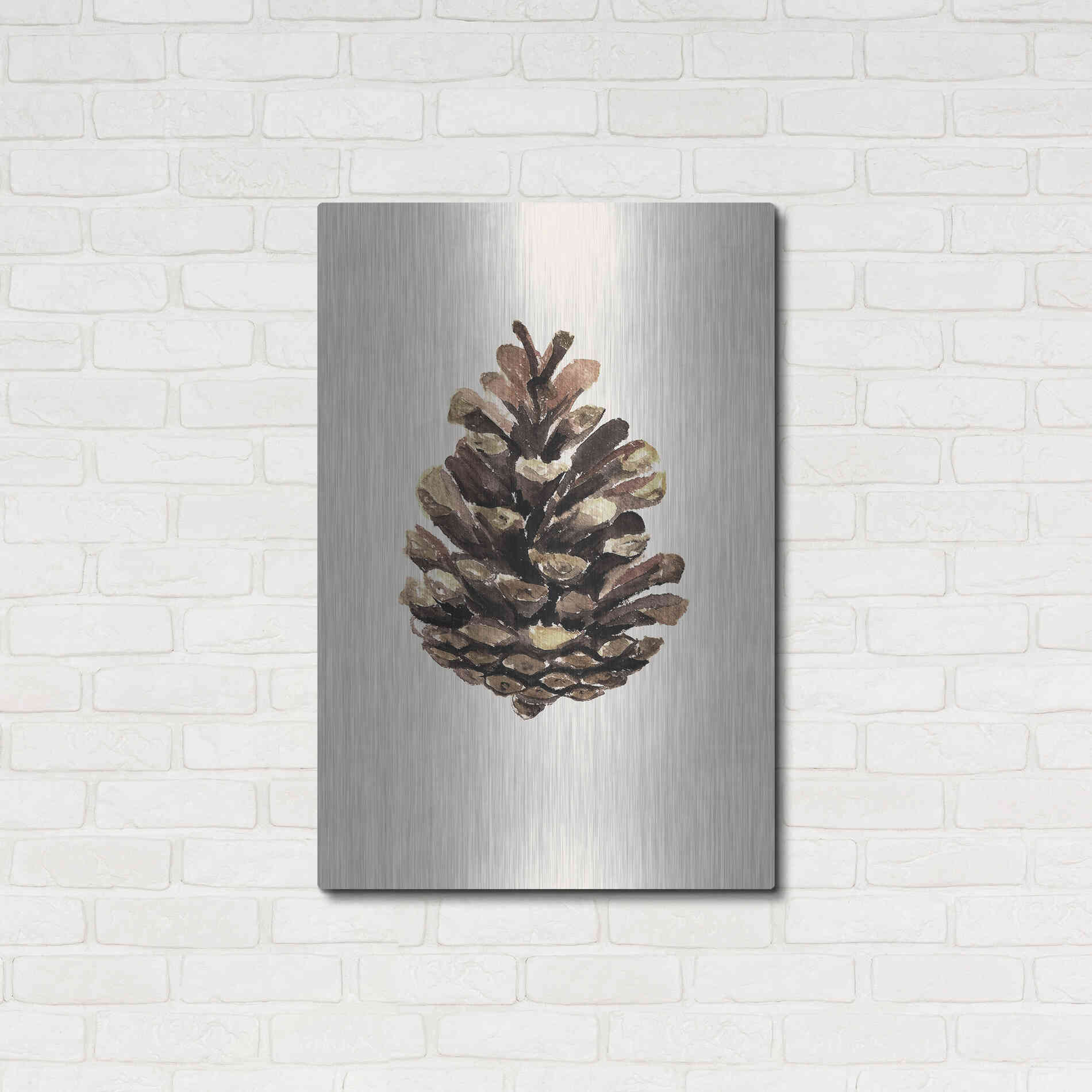Luxe Metal Art 'Cone' by Incado, Metal Wall Art,24x36