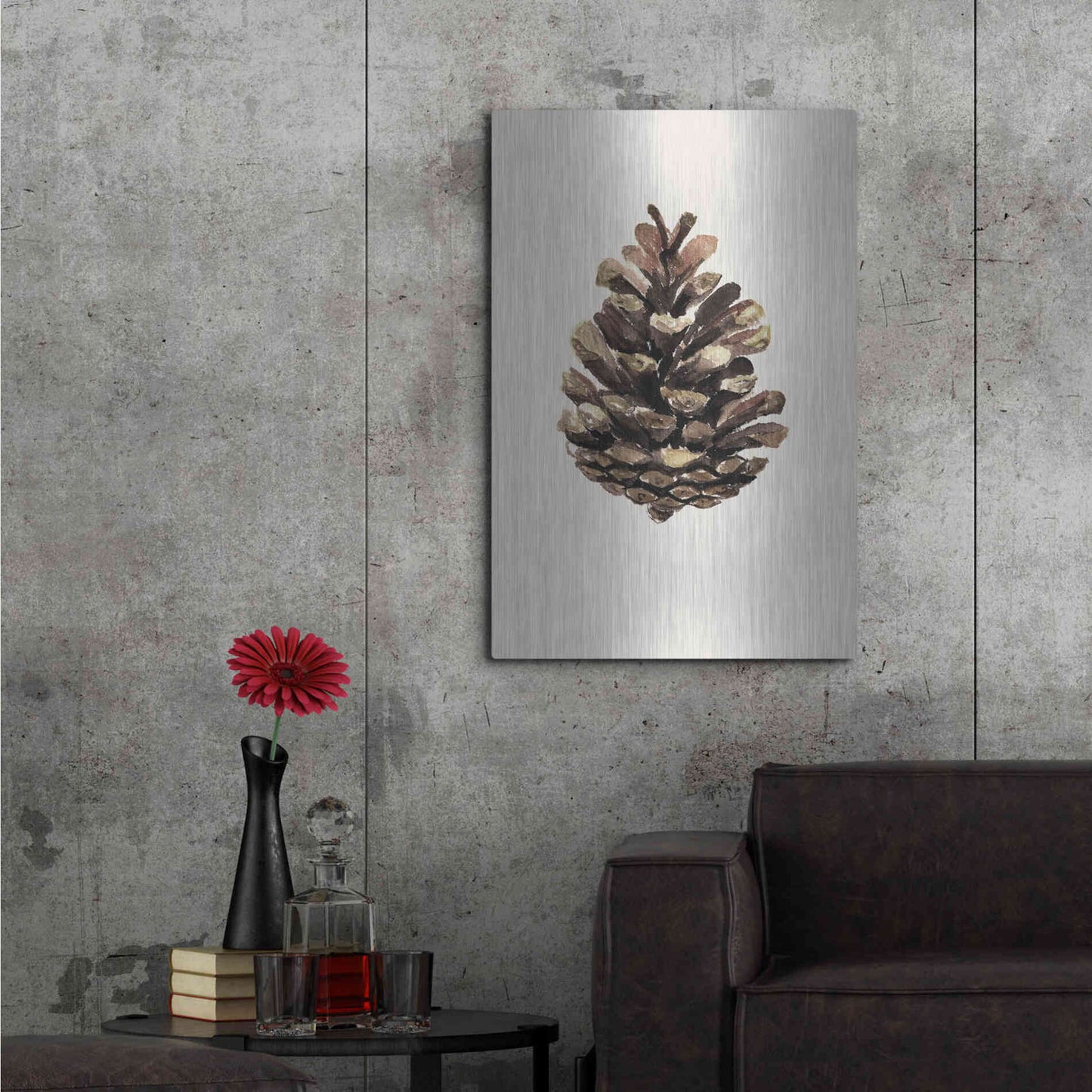 Luxe Metal Art 'Cone' by Incado, Metal Wall Art,24x36