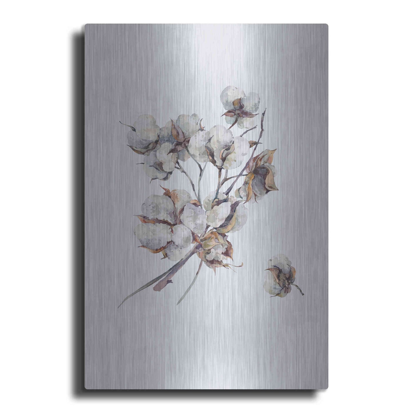 Luxe Metal Art 'Cotton III' by Incado, Metal Wall Art