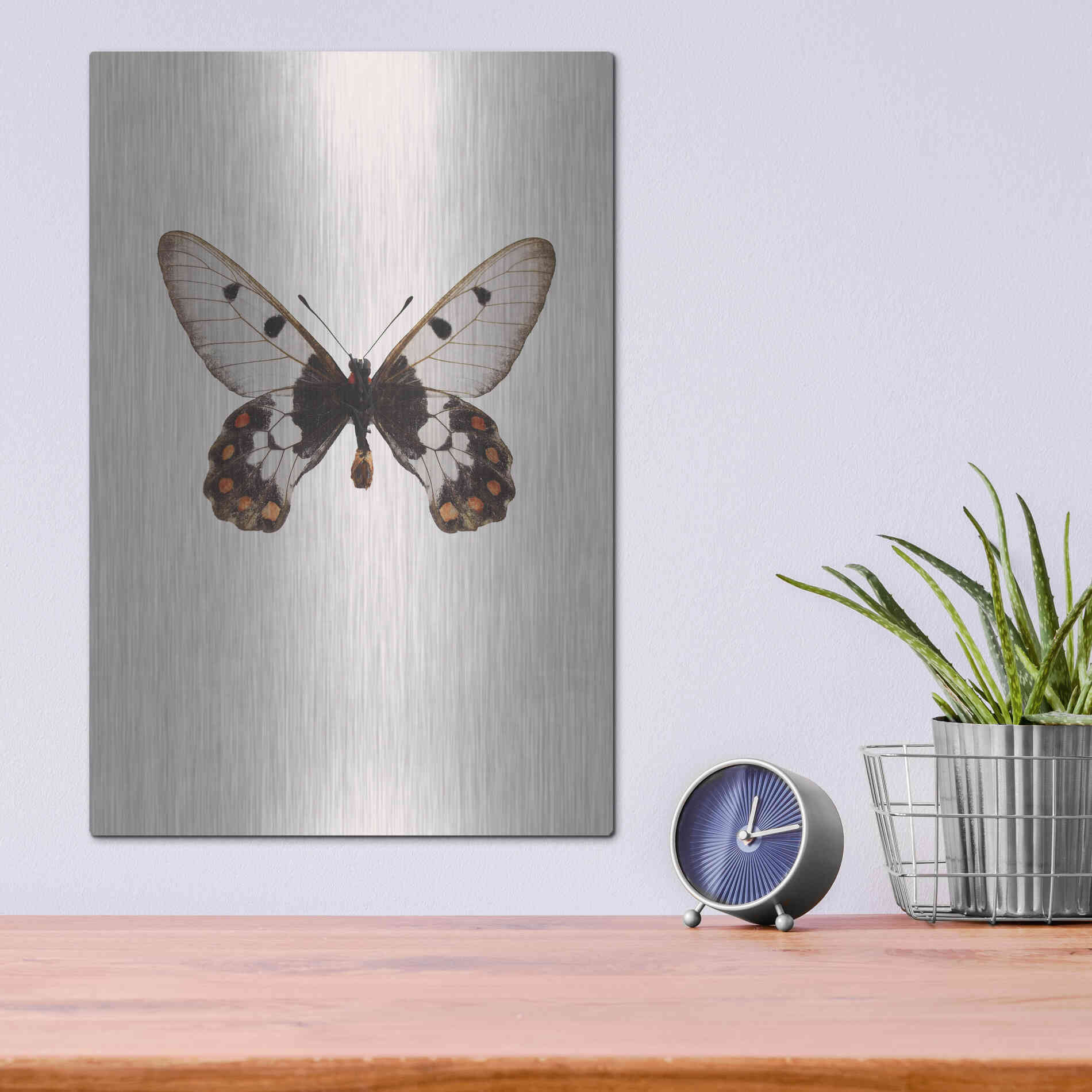 Luxe Metal Art 'Cressida Cressida' by Incado, Metal Wall Art,12x16