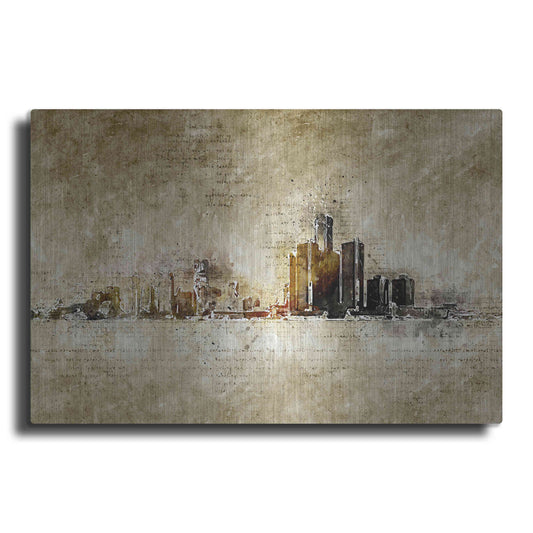 Luxe Metal Art 'Detroit' by Incado, Metal Wall Art