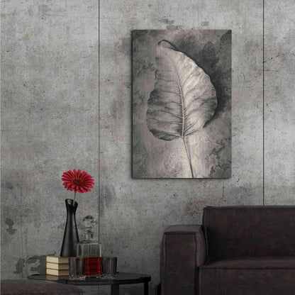 Luxe Metal Art 'Dried Leaf' by Incado, Metal Wall Art,24x36