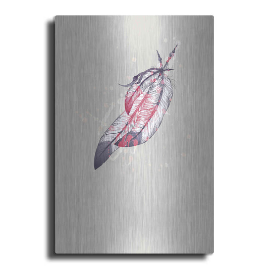 Luxe Metal Art 'Eagle Feather I' by Incado, Metal Wall Art